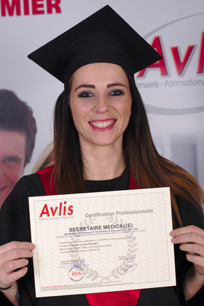 Apprenante secrétaire médicale diplômée